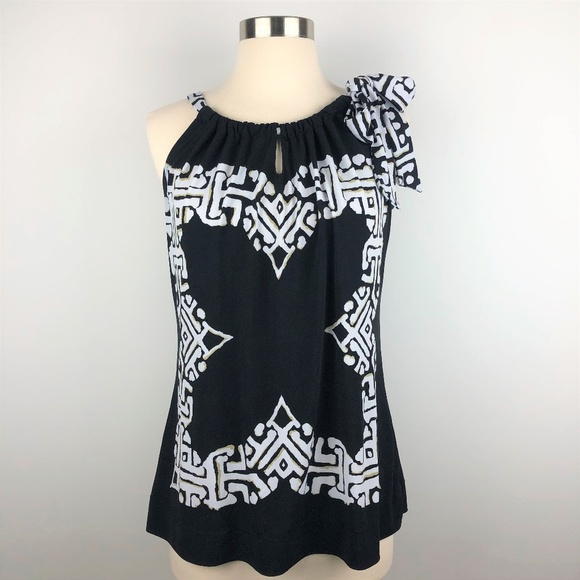 White House Black Market Tops - WHBM White House Black Market Bow Tie Top Small